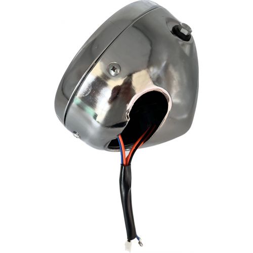 Foco GN125 Metal Ovalado Cromado